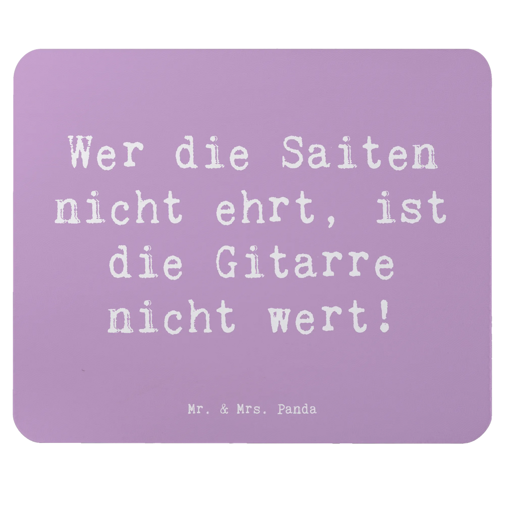 Mouse mat Saying Wer die Saiten nicht ehrt, ist die Gitarre nicht wert! Arbeitszimmer, Mausunterlage, Einzigartiges Mauspad, Designer Mauspad, Mauspad Büro, PC Zubehör, Mauspad, Computer zubehör, Büroausstattung, Mousepad, Instrumente, Geschenke Musiker, Musikliebhaber