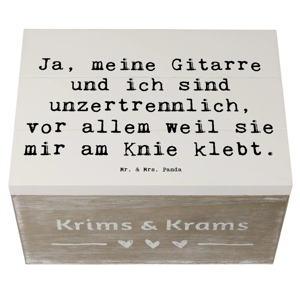 Holzkiste Spruch Gitarre Freund Geschenkdose, Kiste, Schatulle, Holzkiste, Truhe, Schatzkiste, Aufbewahrungsbox, Dekokiste, Geschenkbox, Erinnerungskiste, Erinnerungsbox, XXL, Instrumente, Geschenke Musiker, Musikliebhaber