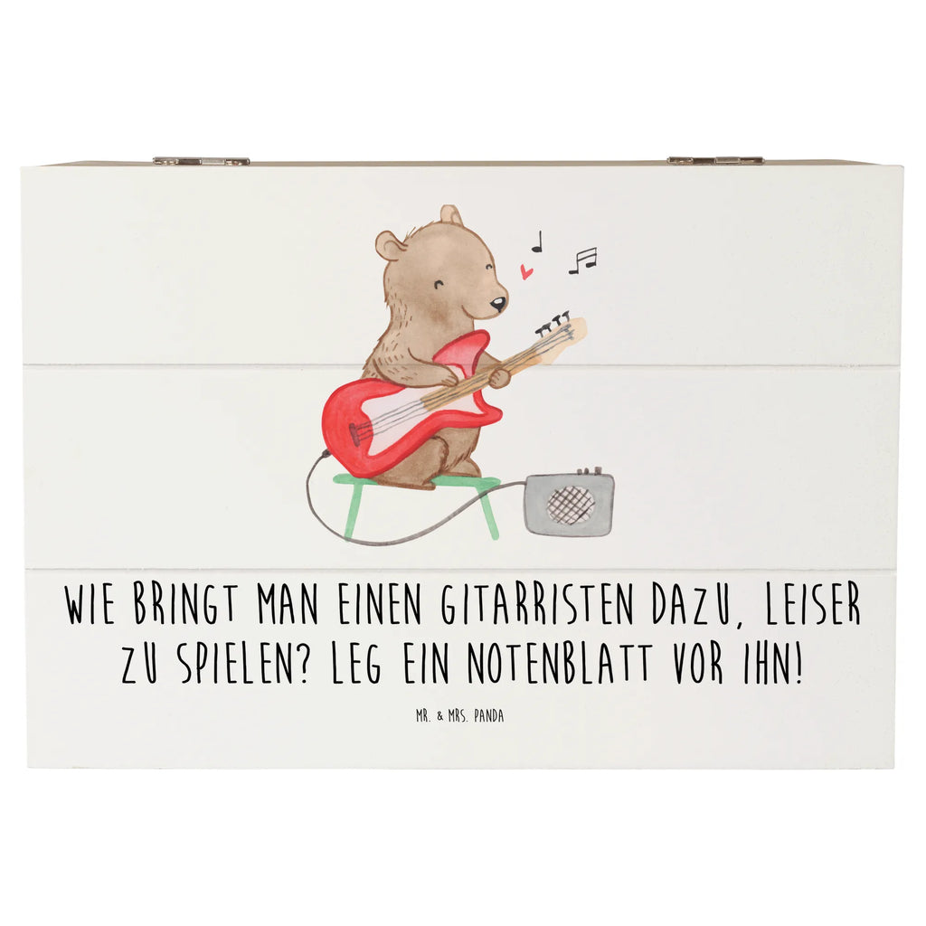 Wooden chest Wie bringt man einen Gitarristen dazu, leiser zu spielen? Leg ein Notenblatt vor ihn! Erinnerungskiste, Schatulle, Kiste, Truhe, Dekokiste, XXL, Erinnerungsbox, Schatzkiste, Geschenkdose, Geschenkbox, Holzkiste, Aufbewahrungsbox, Instrumente, Geschenke Musiker, Musikliebhaber