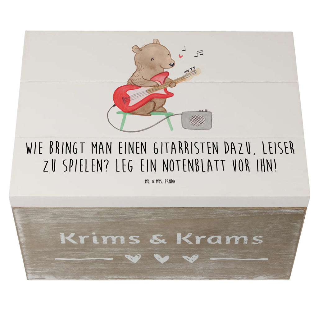 Wooden chest Wie bringt man einen Gitarristen dazu, leiser zu spielen? Leg ein Notenblatt vor ihn! Erinnerungskiste, Schatulle, Kiste, Truhe, Dekokiste, XXL, Erinnerungsbox, Schatzkiste, Geschenkdose, Geschenkbox, Holzkiste, Aufbewahrungsbox, Instrumente, Geschenke Musiker, Musikliebhaber