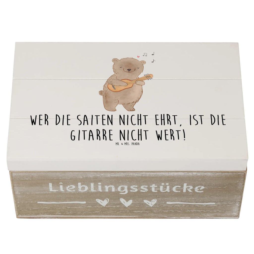 Holzkiste Gitarre Wert XXL, Kiste, Erinnerungsbox, Schatulle, Aufbewahrungsbox, Schatzkiste, Holzkiste, Geschenkbox, Erinnerungskiste, Geschenkdose, Dekokiste, Truhe, Instrumente, Geschenke Musiker, Musikliebhaber