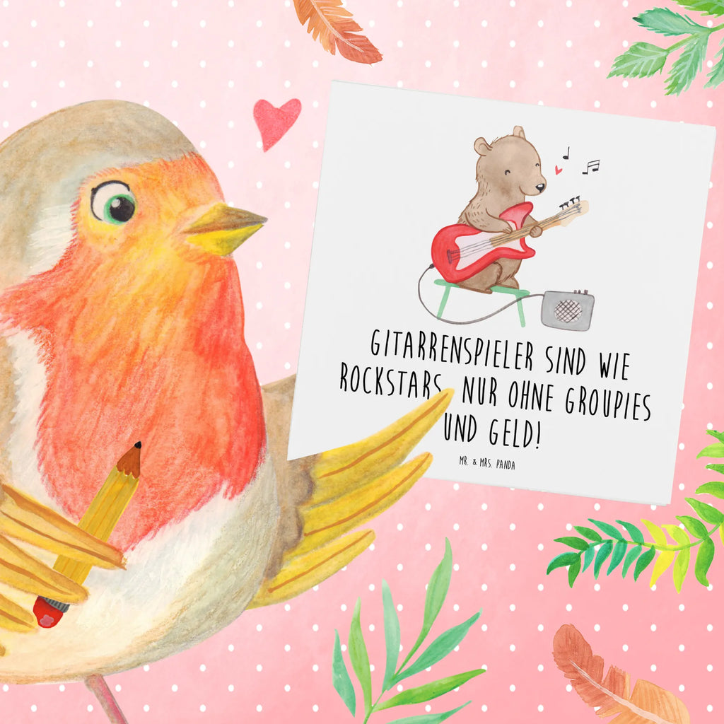 Deluxe Karte Gitarre Helden Hochwertige Klappkarte, Geburtstagskarte, Hochwertige Grußkarte, Karte, Hochzeitskarte, Einladungskarte, Klappkarte, Glückwunschkarte, Grußkarte, Instrumente, Geschenke Musiker, Musikliebhaber