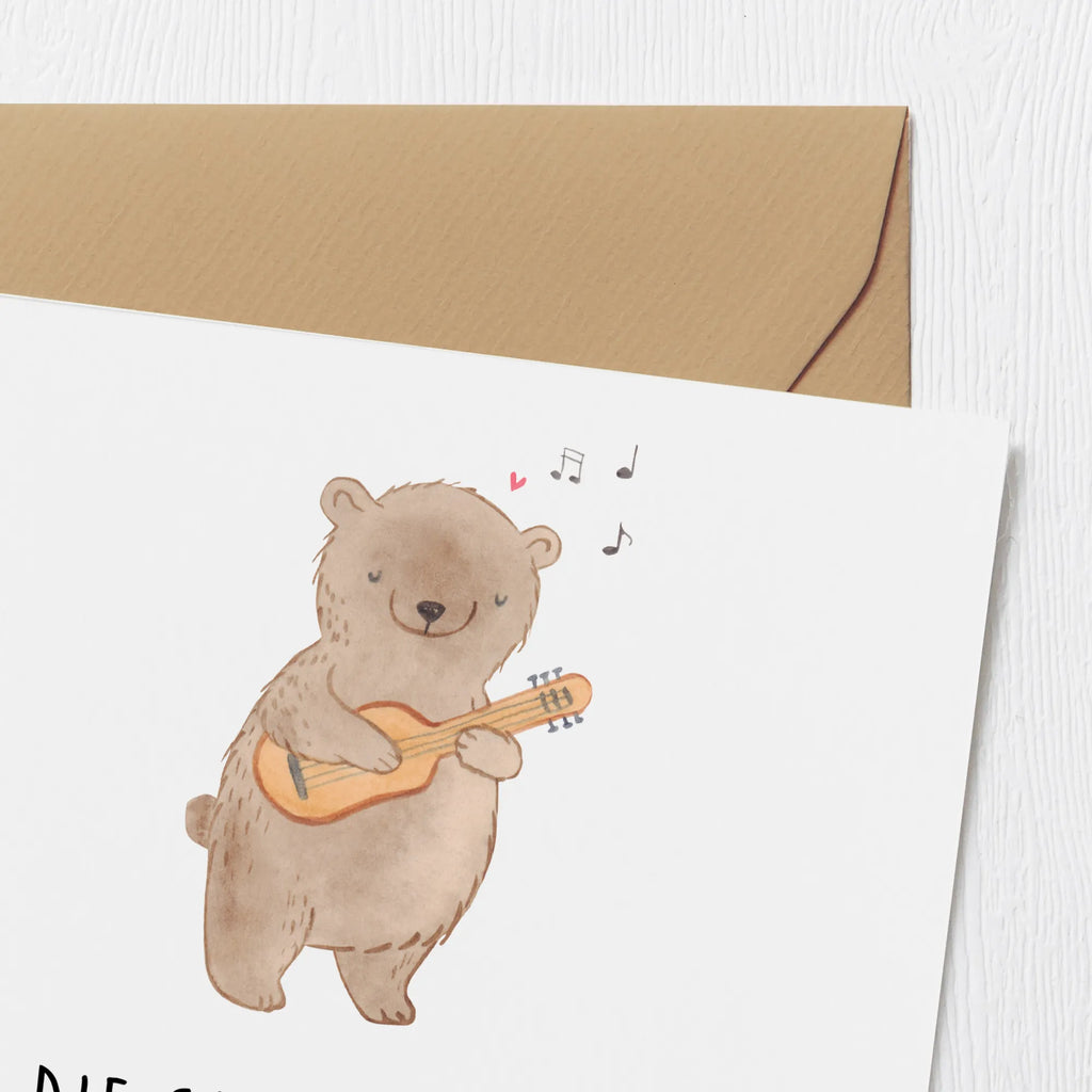 Deluxe Card Wer die Saiten nicht ehrt, ist die Gitarre nicht wert! Glückwunschkarte, Geburtstagskarte, Karte, Klappkarte, Hochwertige Grußkarte, Hochwertige Klappkarte, Einladungskarte, Grußkarte, Hochzeitskarte, Instrumente, Geschenke Musiker, Musikliebhaber