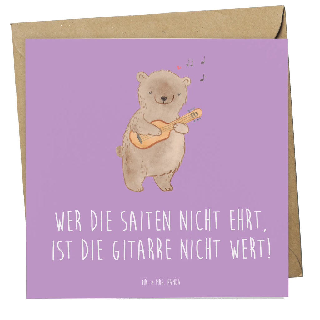 Deluxe Card Wer die Saiten nicht ehrt, ist die Gitarre nicht wert! Glückwunschkarte, Geburtstagskarte, Karte, Klappkarte, Hochwertige Grußkarte, Hochwertige Klappkarte, Einladungskarte, Grußkarte, Hochzeitskarte, Instrumente, Geschenke Musiker, Musikliebhaber