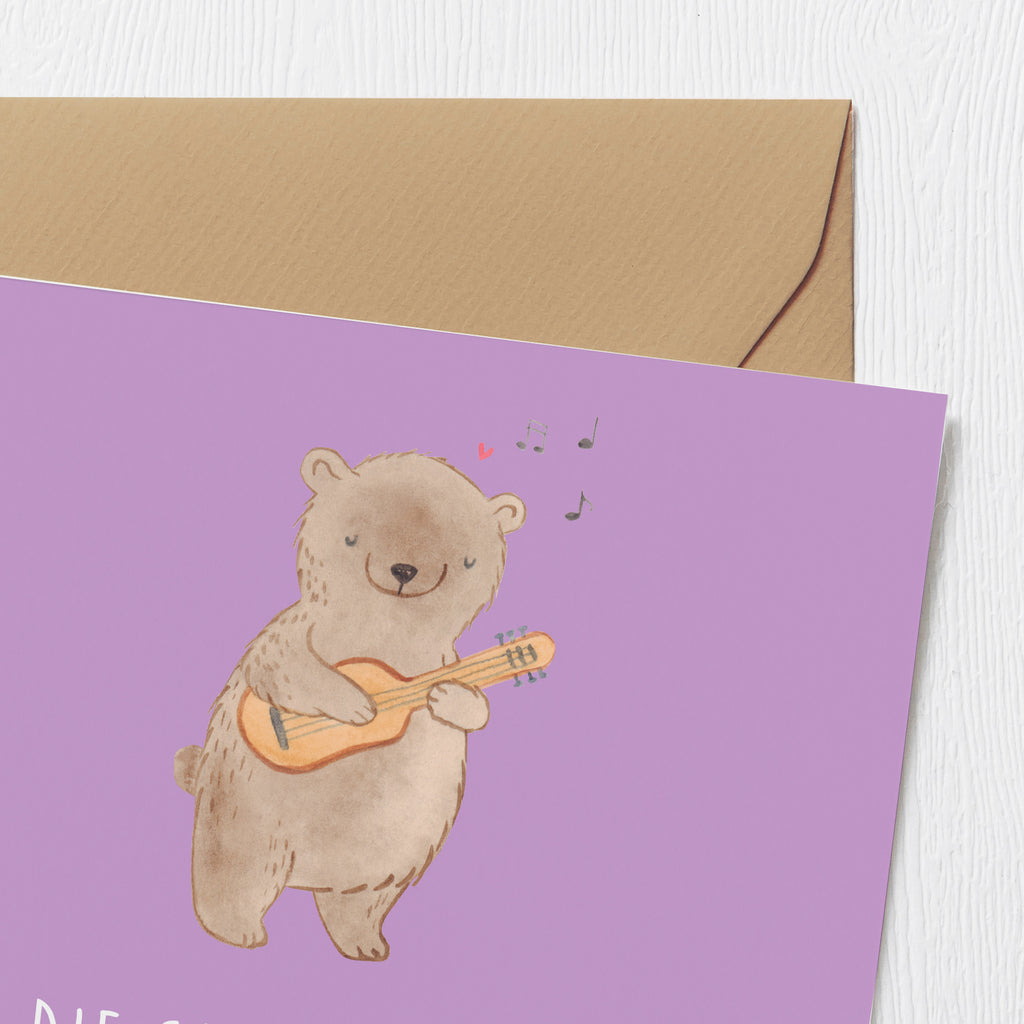 Deluxe Card Wer die Saiten nicht ehrt, ist die Gitarre nicht wert! Glückwunschkarte, Geburtstagskarte, Karte, Klappkarte, Hochwertige Grußkarte, Hochwertige Klappkarte, Einladungskarte, Grußkarte, Hochzeitskarte, Instrumente, Geschenke Musiker, Musikliebhaber