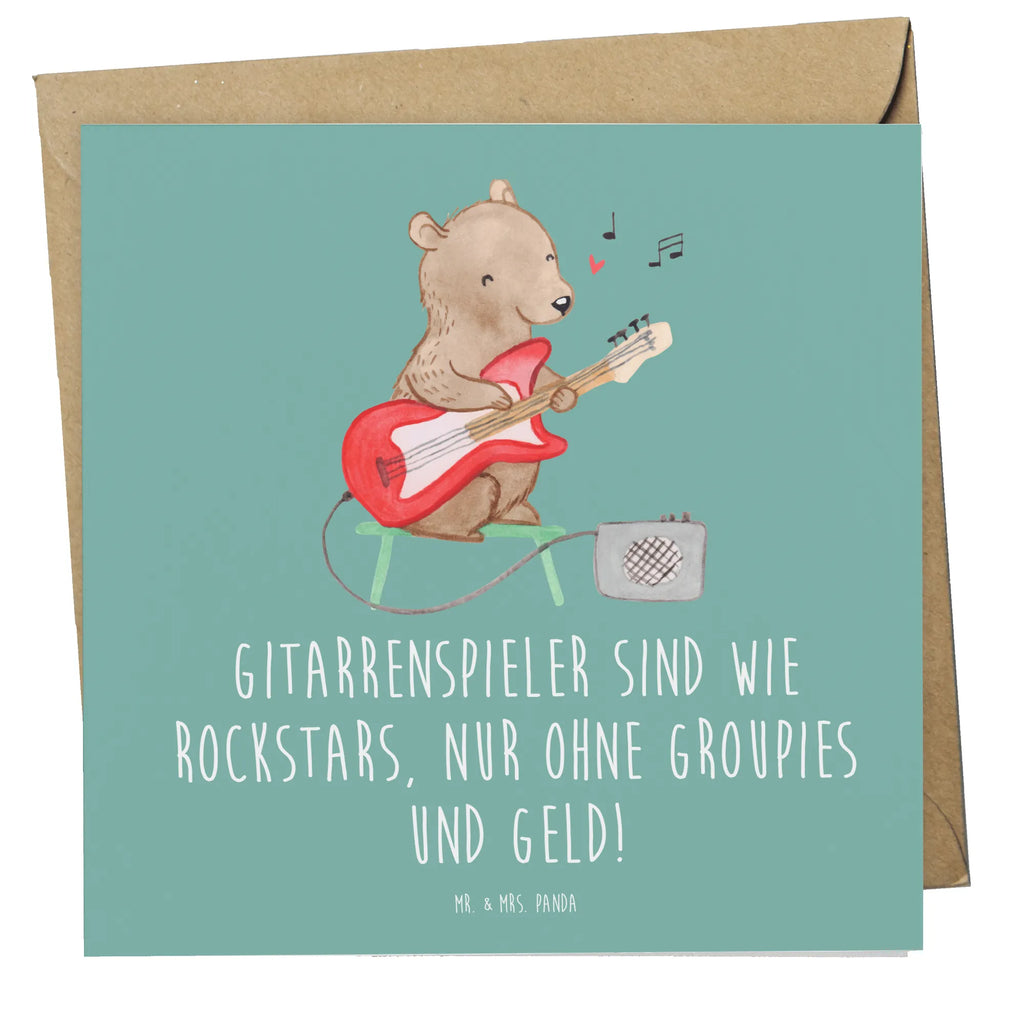 Deluxe Karte Gitarre Helden Hochwertige Klappkarte, Geburtstagskarte, Hochwertige Grußkarte, Karte, Hochzeitskarte, Einladungskarte, Klappkarte, Glückwunschkarte, Grußkarte, Instrumente, Geschenke Musiker, Musikliebhaber
