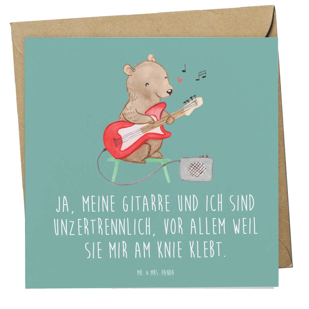 Deluxe Karte Gitarre Freund Glückwunschkarte, Klappkarte, Hochzeitskarte, Karte, Hochwertige Grußkarte, Geburtstagskarte, Grußkarte, Hochwertige Klappkarte, Einladungskarte, Instrumente, Geschenke Musiker, Musikliebhaber