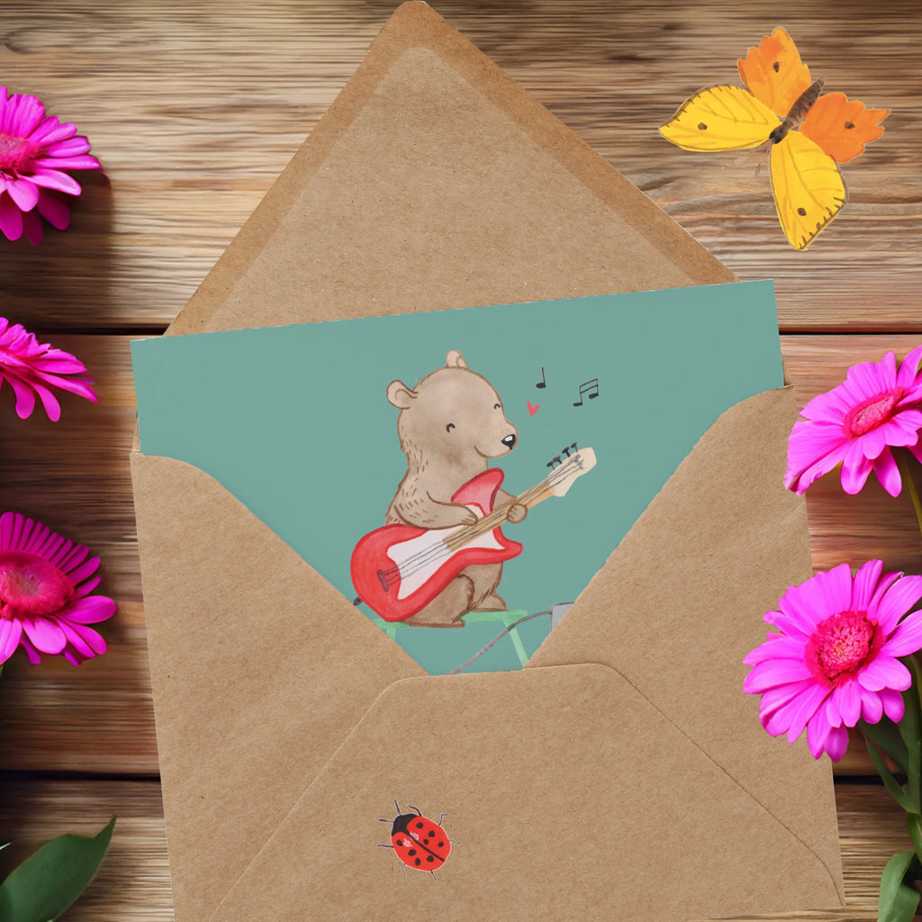 Deluxe Karte Gitarre Freund Glückwunschkarte, Klappkarte, Hochzeitskarte, Karte, Hochwertige Grußkarte, Geburtstagskarte, Grußkarte, Hochwertige Klappkarte, Einladungskarte, Instrumente, Geschenke Musiker, Musikliebhaber