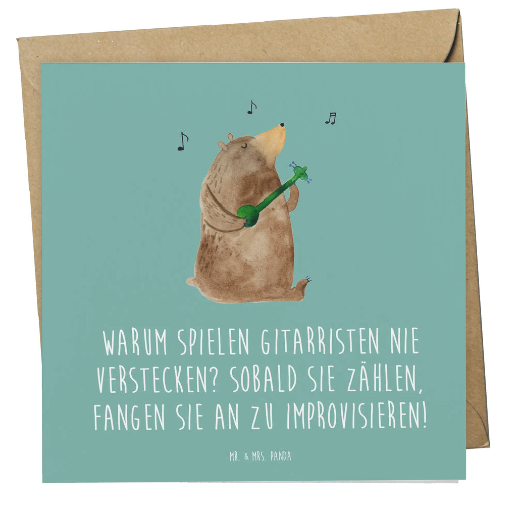 Deluxe Karte Gitarre Improvisation Grußkarte, Karte, Glückwunschkarte, Hochzeitskarte, Einladungskarte, Klappkarte, Hochwertige Klappkarte, Geburtstagskarte, Hochwertige Grußkarte, Instrumente, Geschenke Musiker, Musikliebhaber