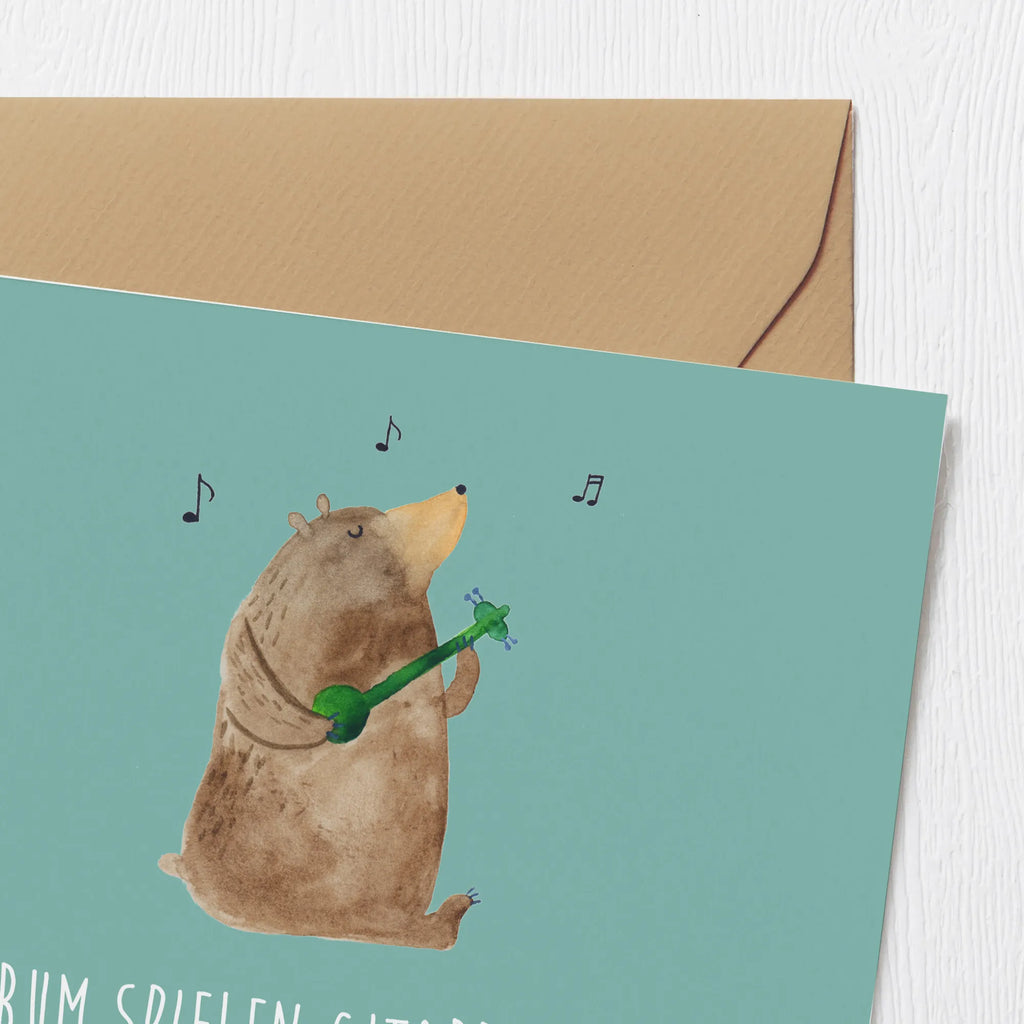 Deluxe Karte Gitarre Improvisation Grußkarte, Karte, Glückwunschkarte, Hochzeitskarte, Einladungskarte, Klappkarte, Hochwertige Klappkarte, Geburtstagskarte, Hochwertige Grußkarte, Instrumente, Geschenke Musiker, Musikliebhaber