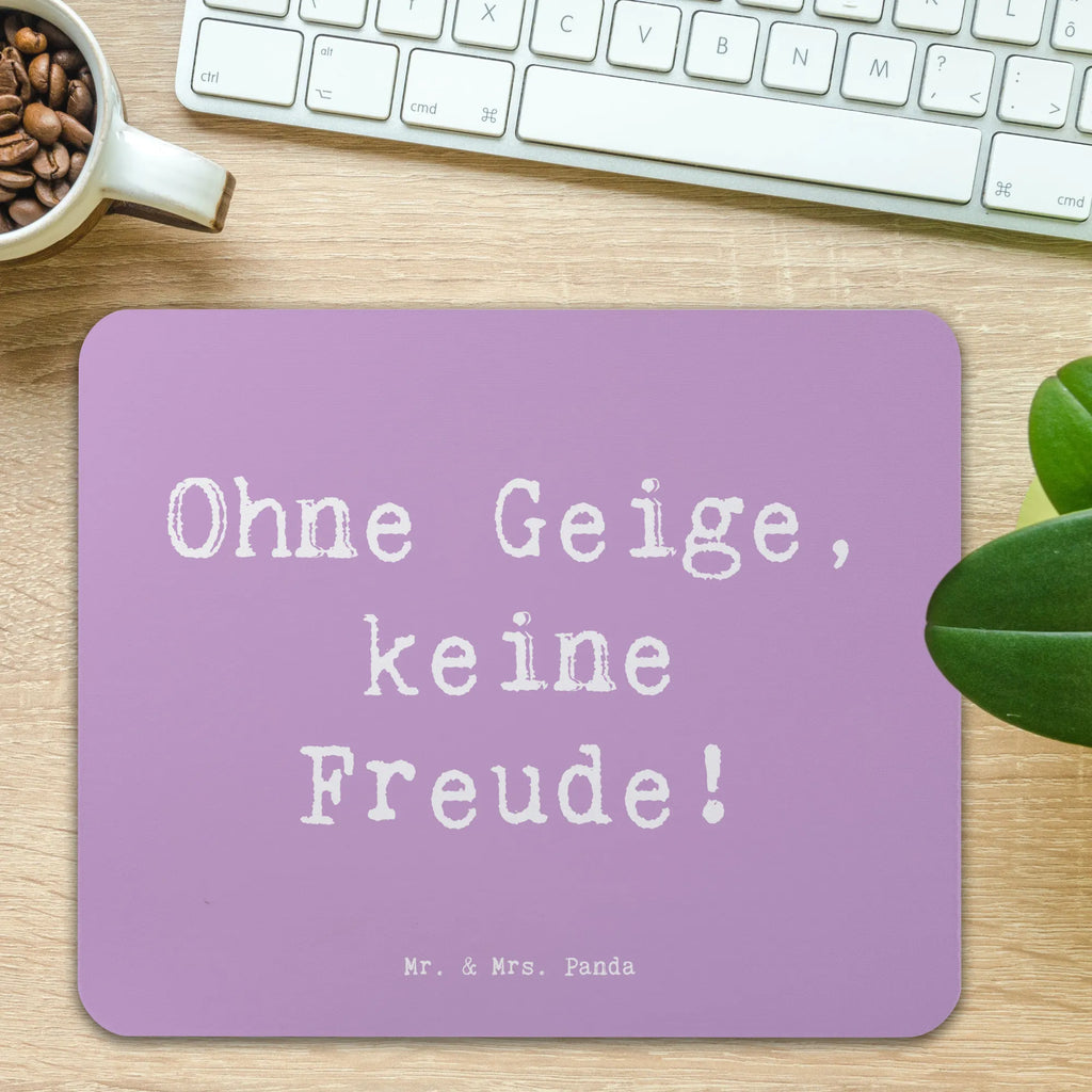 Mauspad Spruch Geige Freude Mousepad, Büroausstattung, PC Zubehör, Designer Mauspad, Arbeitszimmer, Einzigartiges Mauspad, Mauspad Büro, Mausunterlage, Mauspad, Computer zubehör, Instrumente, Geschenke Musiker, Musikliebhaber