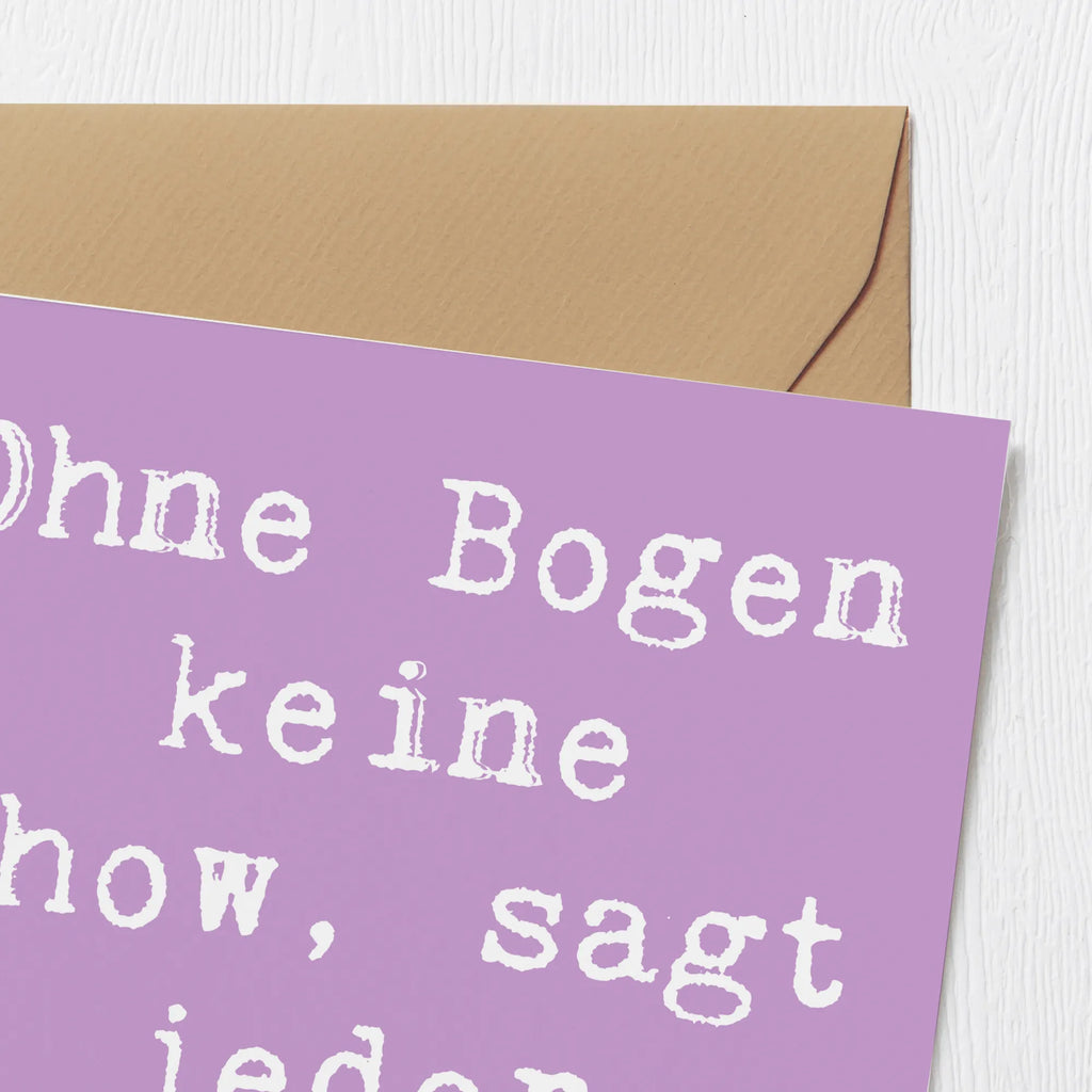 Deluxe Karte Spruch Geige Bogen Geburtstagskarte, Karte, Glückwunschkarte, Hochzeitskarte, Klappkarte, Grußkarte, Hochwertige Klappkarte, Einladungskarte, Hochwertige Grußkarte, Instrumente, Geschenke Musiker, Musikliebhaber