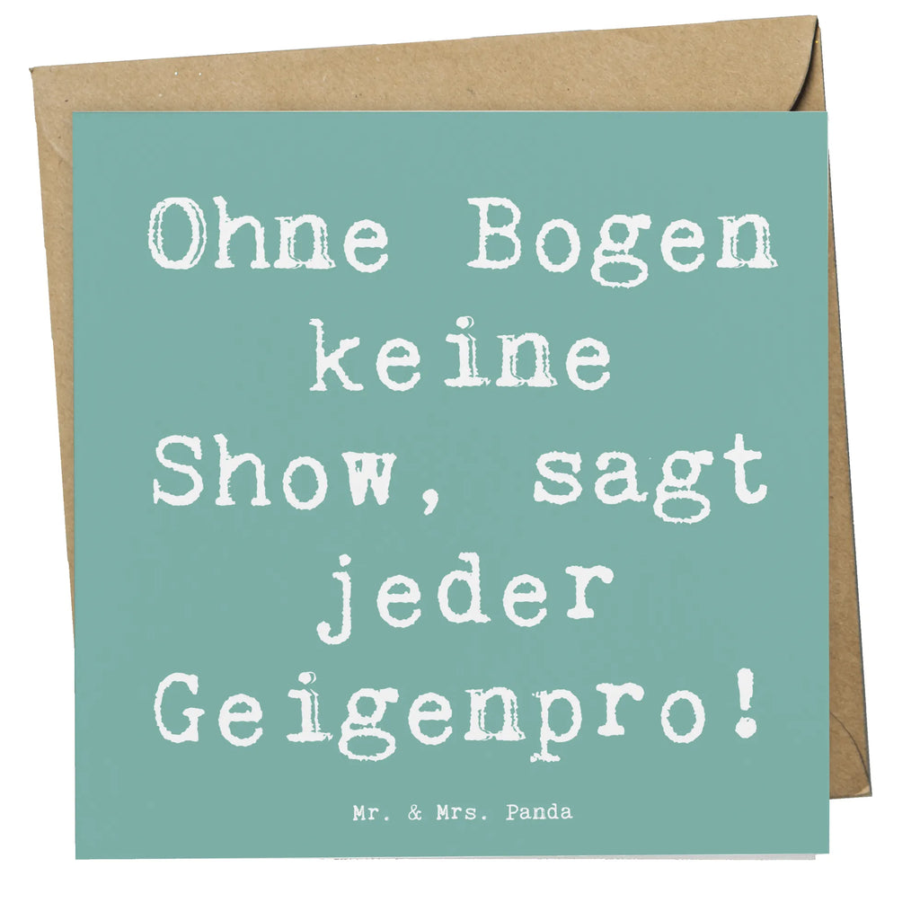 Deluxe Karte Spruch Geige Bogen Geburtstagskarte, Karte, Glückwunschkarte, Hochzeitskarte, Klappkarte, Grußkarte, Hochwertige Klappkarte, Einladungskarte, Hochwertige Grußkarte, Instrumente, Geschenke Musiker, Musikliebhaber