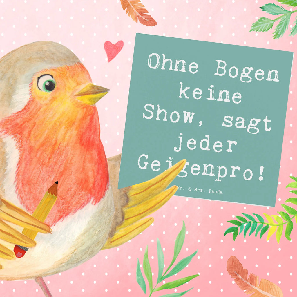 Deluxe Karte Spruch Geige Bogen Geburtstagskarte, Karte, Glückwunschkarte, Hochzeitskarte, Klappkarte, Grußkarte, Hochwertige Klappkarte, Einladungskarte, Hochwertige Grußkarte, Instrumente, Geschenke Musiker, Musikliebhaber