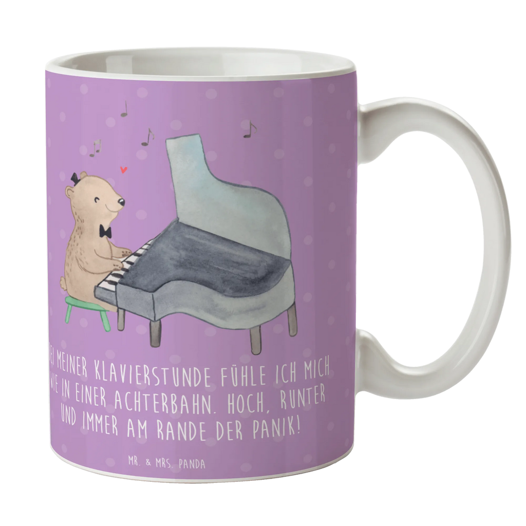 Tasse Klavier Achterbahn Kaffeetasse, Tasse mit Zitaten, Porzellantasse, Bürotasse, Geschenktasse, Teetasse, Keramiktasse, Tasse mit Motiven, Tasse, Instrumente, Geschenke Musiker, Musikliebhaber