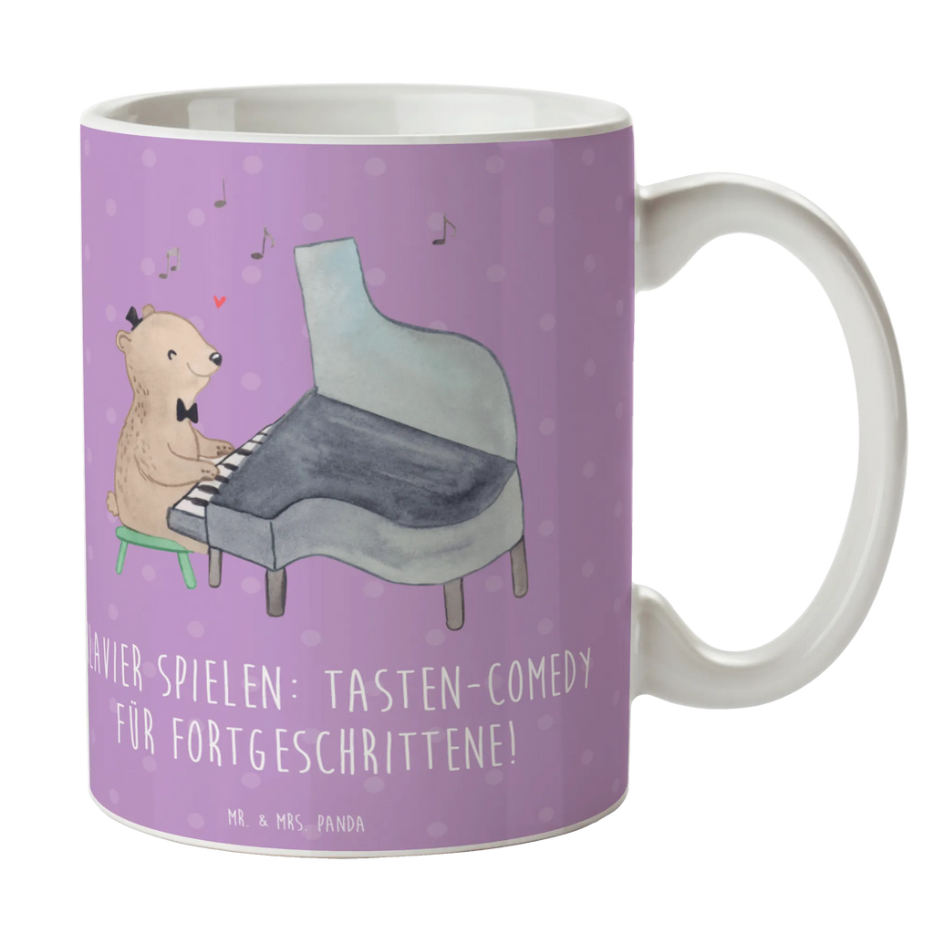 Mug Klavier spielen: Tasten-Comedy für Fortgeschrittene! Teetasse, Geschenktasse, Porzellantasse, Keramiktasse, Kaffeetasse, Bürotasse, Tasse mit Motiven, Tasse mit Zitaten, Tasse, Instrumente, Geschenke Musiker, Musikliebhaber