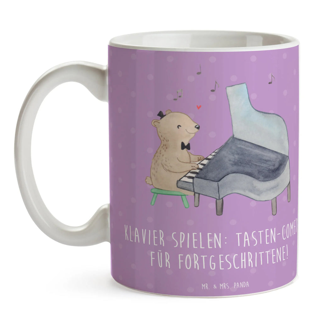 Mug Klavier spielen: Tasten-Comedy für Fortgeschrittene! Teetasse, Geschenktasse, Porzellantasse, Keramiktasse, Kaffeetasse, Bürotasse, Tasse mit Motiven, Tasse mit Zitaten, Tasse, Instrumente, Geschenke Musiker, Musikliebhaber