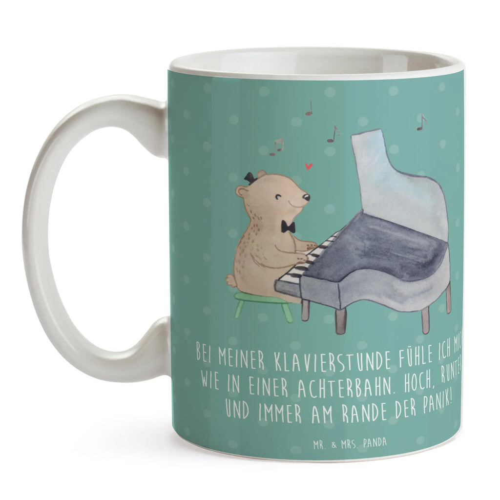 Tasse Klavier Achterbahn Kaffeetasse, Tasse mit Zitaten, Porzellantasse, Bürotasse, Geschenktasse, Teetasse, Keramiktasse, Tasse mit Motiven, Tasse, Instrumente, Geschenke Musiker, Musikliebhaber