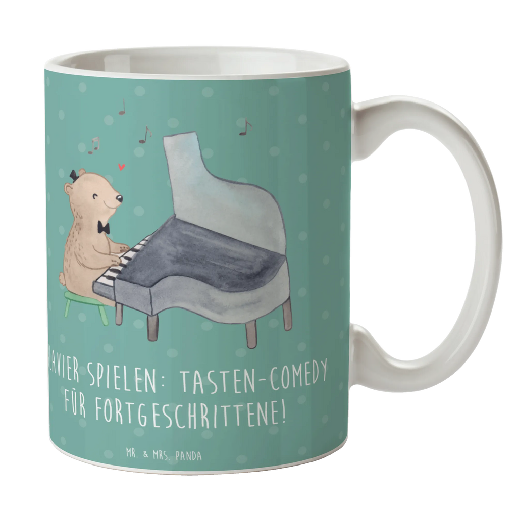 Mug Klavier spielen: Tasten-Comedy für Fortgeschrittene! Teetasse, Geschenktasse, Porzellantasse, Keramiktasse, Kaffeetasse, Bürotasse, Tasse mit Motiven, Tasse mit Zitaten, Tasse, Instrumente, Geschenke Musiker, Musikliebhaber