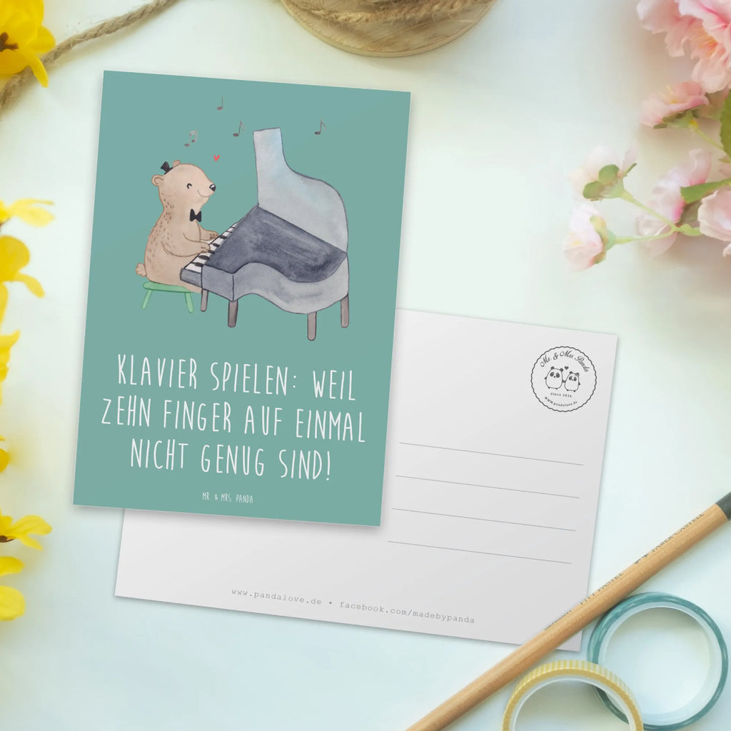 Postkarte Klavier Magie Karte, Postkarte, Einladung, Geschenkkarte, Geburtstagskarte, Grußkarte, Ansichtskarte, Ansichtskarten, Einladungskarte, Einladung Geburtstag, Dankeskarte, Einladungskarten Geburtstag, Instrumente, Geschenke Musiker, Musikliebhaber