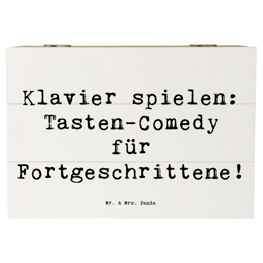 Holzkiste Spruch Klavier Tasten Geschenkbox, XXL, Schatzkiste, Erinnerungskiste, Erinnerungsbox, Kiste, Aufbewahrungsbox, Schatulle, Holzkiste, Dekokiste, Truhe, Geschenkdose, Instrumente, Geschenke Musiker, Musikliebhaber