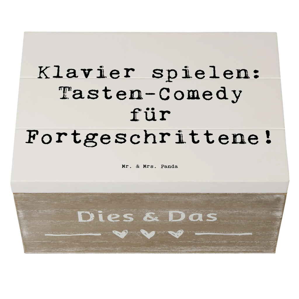 Holzkiste Spruch Klavier Tasten Geschenkbox, XXL, Schatzkiste, Erinnerungskiste, Erinnerungsbox, Kiste, Aufbewahrungsbox, Schatulle, Holzkiste, Dekokiste, Truhe, Geschenkdose, Instrumente, Geschenke Musiker, Musikliebhaber