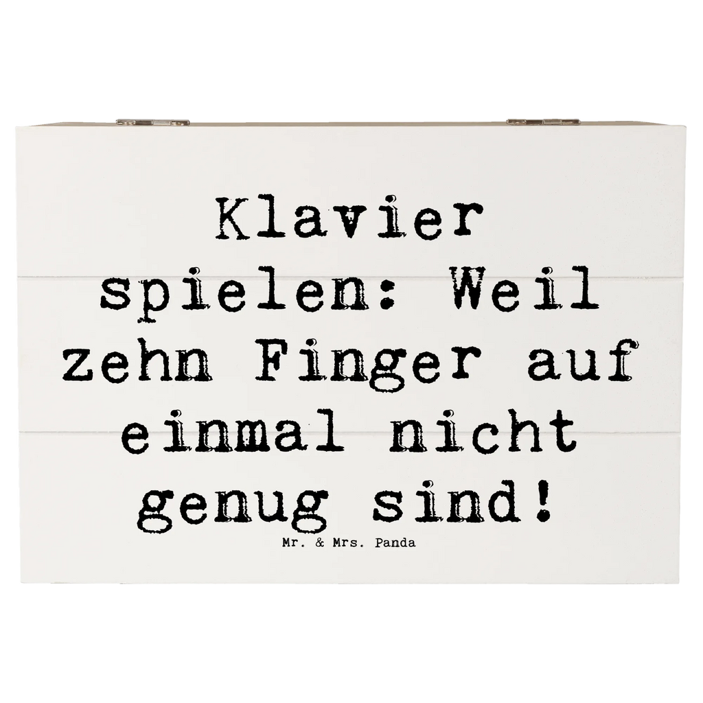 Holzkiste Spruch Klavier Magie Geschenkdose, Erinnerungsbox, Schatulle, Truhe, Aufbewahrungsbox, XXL, Erinnerungskiste, Dekokiste, Schatzkiste, Geschenkbox, Holzkiste, Kiste, Instrumente, Geschenke Musiker, Musikliebhaber