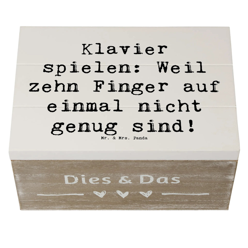 Holzkiste Spruch Klavier Magie Geschenkdose, Erinnerungsbox, Schatulle, Truhe, Aufbewahrungsbox, XXL, Erinnerungskiste, Dekokiste, Schatzkiste, Geschenkbox, Holzkiste, Kiste, Instrumente, Geschenke Musiker, Musikliebhaber