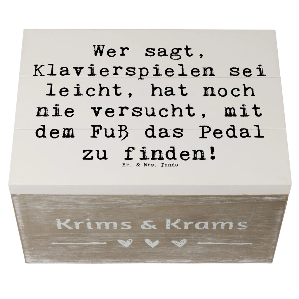 Holzkiste Spruch Klavier Herausforderung Dekokiste, Aufbewahrungsbox, Erinnerungsbox, Holzkiste, Geschenkbox, Schatzkiste, Kiste, XXL, Schatulle, Geschenkdose, Truhe, Erinnerungskiste, Instrumente, Geschenke Musiker, Musikliebhaber