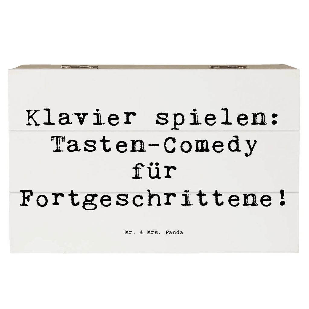 Holzkiste Spruch Klavier Tasten Geschenkbox, XXL, Schatzkiste, Erinnerungskiste, Erinnerungsbox, Kiste, Aufbewahrungsbox, Schatulle, Holzkiste, Dekokiste, Truhe, Geschenkdose, Instrumente, Geschenke Musiker, Musikliebhaber