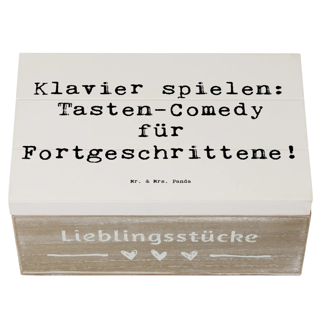 Holzkiste Spruch Klavier Tasten Geschenkbox, XXL, Schatzkiste, Erinnerungskiste, Erinnerungsbox, Kiste, Aufbewahrungsbox, Schatulle, Holzkiste, Dekokiste, Truhe, Geschenkdose, Instrumente, Geschenke Musiker, Musikliebhaber