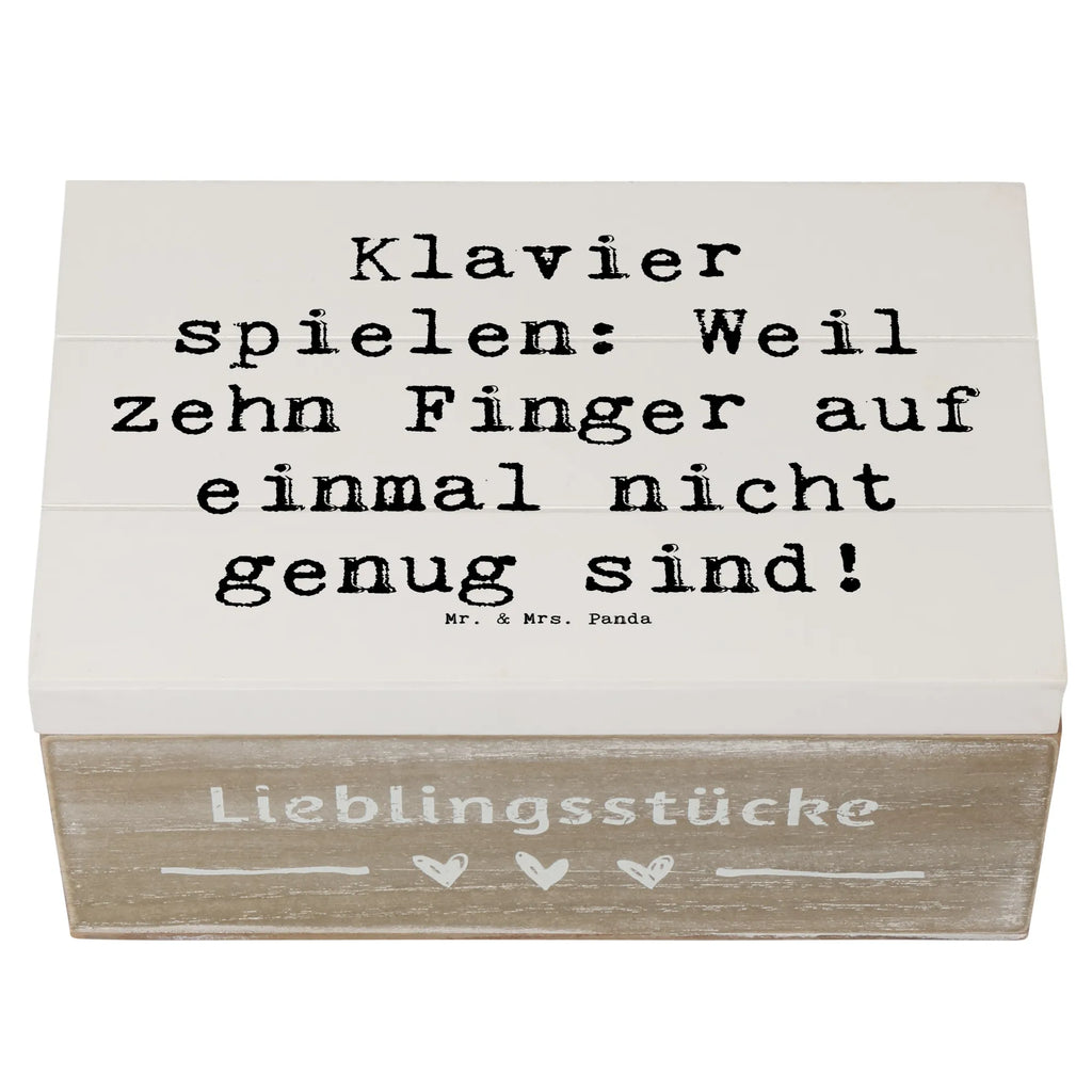 Holzkiste Spruch Klavier Magie Geschenkdose, Erinnerungsbox, Schatulle, Truhe, Aufbewahrungsbox, XXL, Erinnerungskiste, Dekokiste, Schatzkiste, Geschenkbox, Holzkiste, Kiste, Instrumente, Geschenke Musiker, Musikliebhaber