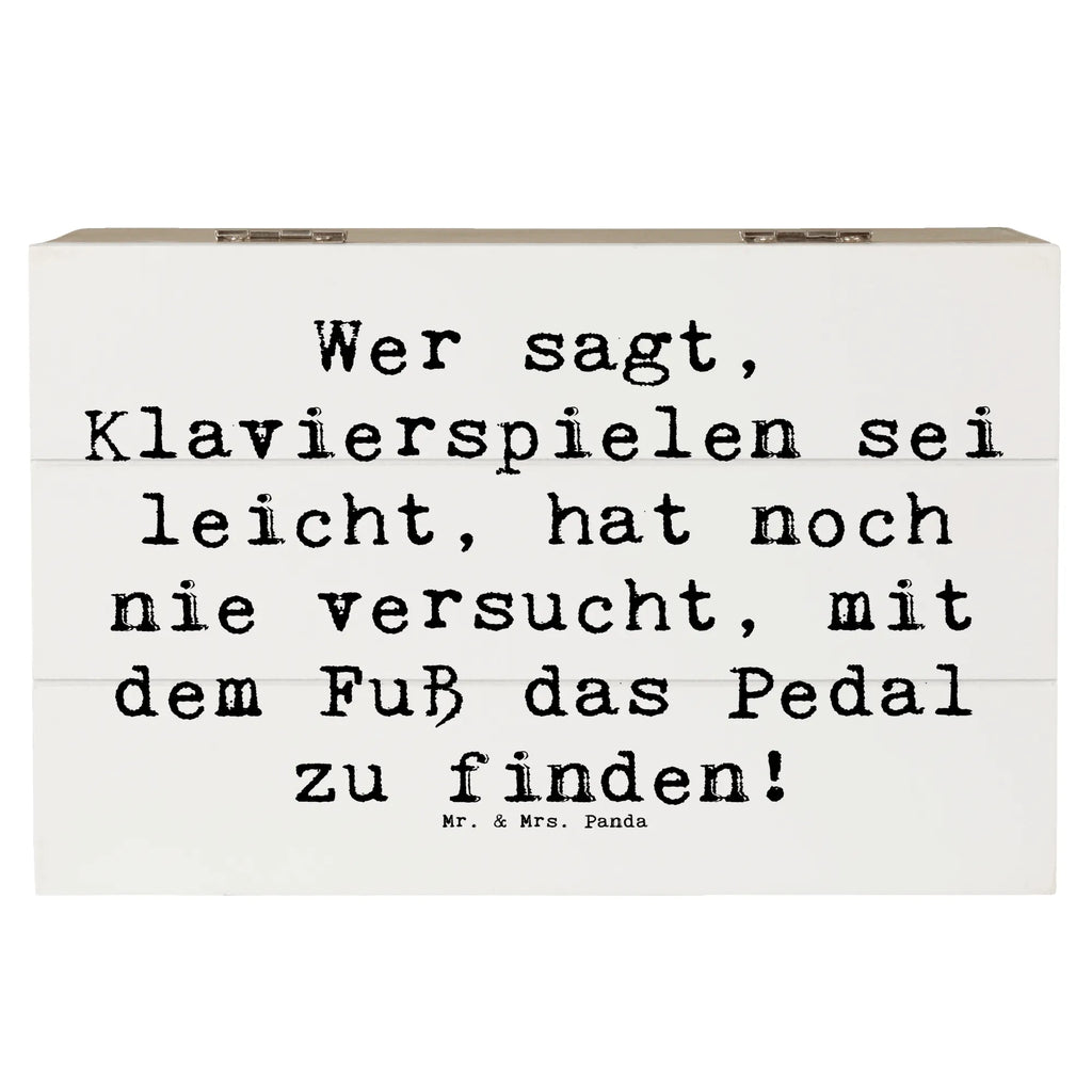 Holzkiste Spruch Klavier Herausforderung Dekokiste, Aufbewahrungsbox, Erinnerungsbox, Holzkiste, Geschenkbox, Schatzkiste, Kiste, XXL, Schatulle, Geschenkdose, Truhe, Erinnerungskiste, Instrumente, Geschenke Musiker, Musikliebhaber