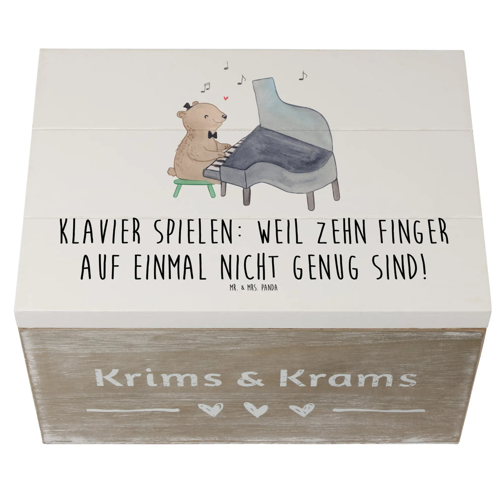 Holzkiste Klavier Magie Schatulle, Erinnerungskiste, Truhe, Kiste, Geschenkbox, Geschenkdose, Dekokiste, Schatzkiste, XXL, Holzkiste, Aufbewahrungsbox, Erinnerungsbox, Instrumente, Geschenke Musiker, Musikliebhaber