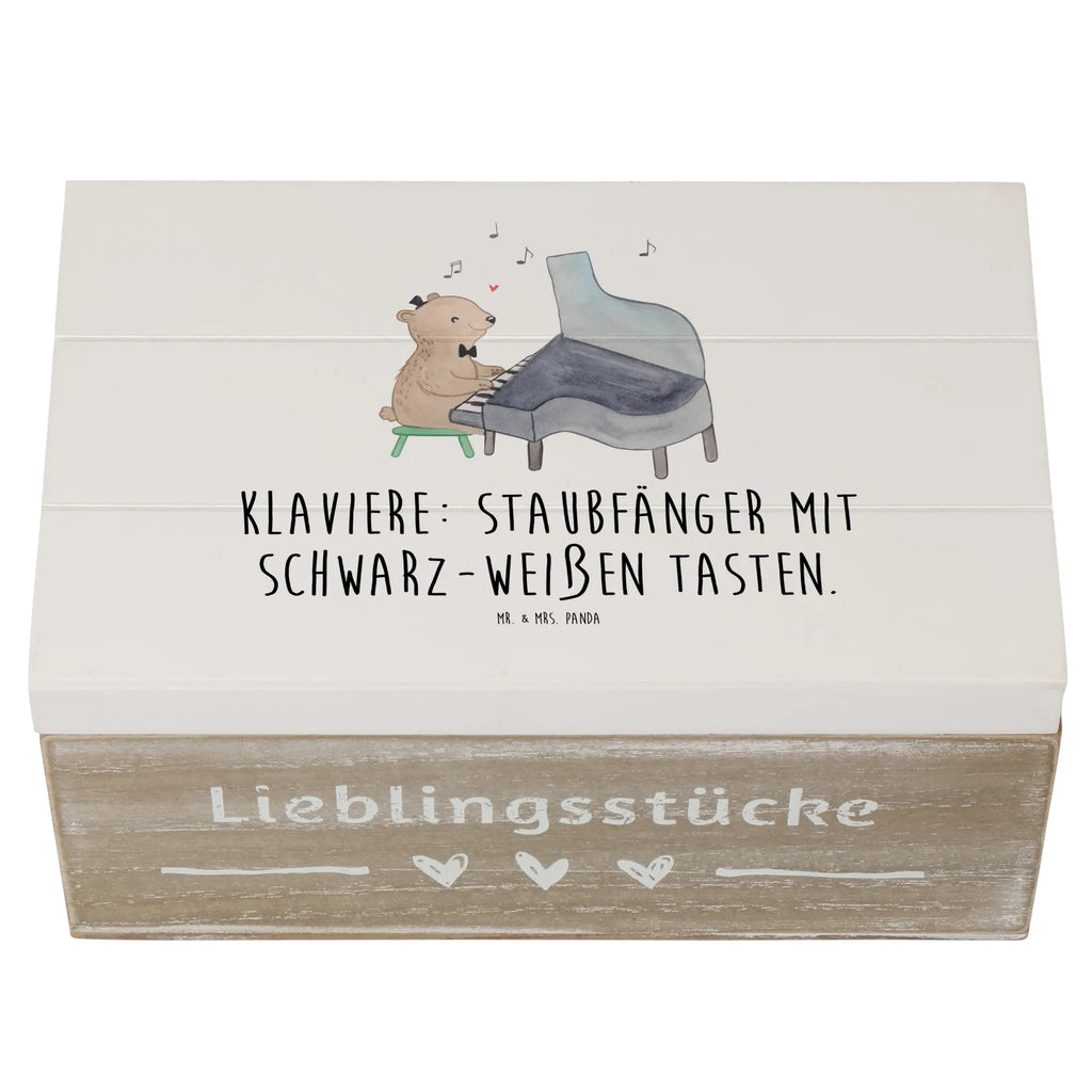 Holzkiste Klavier Staubfänger Dekokiste, Erinnerungskiste, Schatzkiste, Schatulle, XXL, Aufbewahrungsbox, Holzkiste, Geschenkbox, Kiste, Geschenkdose, Truhe, Erinnerungsbox, Instrumente, Geschenke Musiker, Musikliebhaber