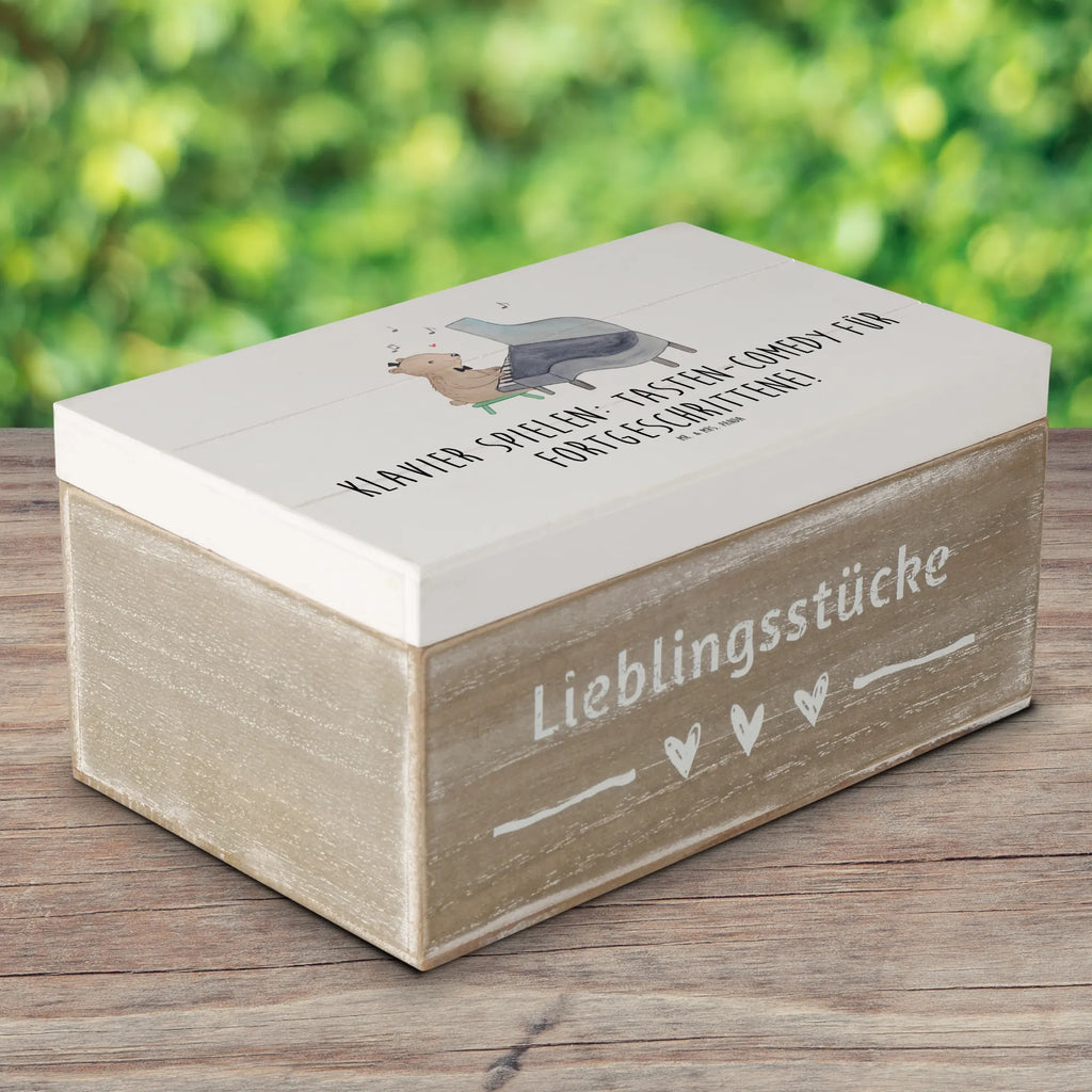 Holzkiste Klavier Tasten Schatulle, XXL, Geschenkdose, Kiste, Dekokiste, Schatzkiste, Geschenkbox, Erinnerungskiste, Aufbewahrungsbox, Truhe, Erinnerungsbox, Holzkiste, Instrumente, Geschenke Musiker, Musikliebhaber