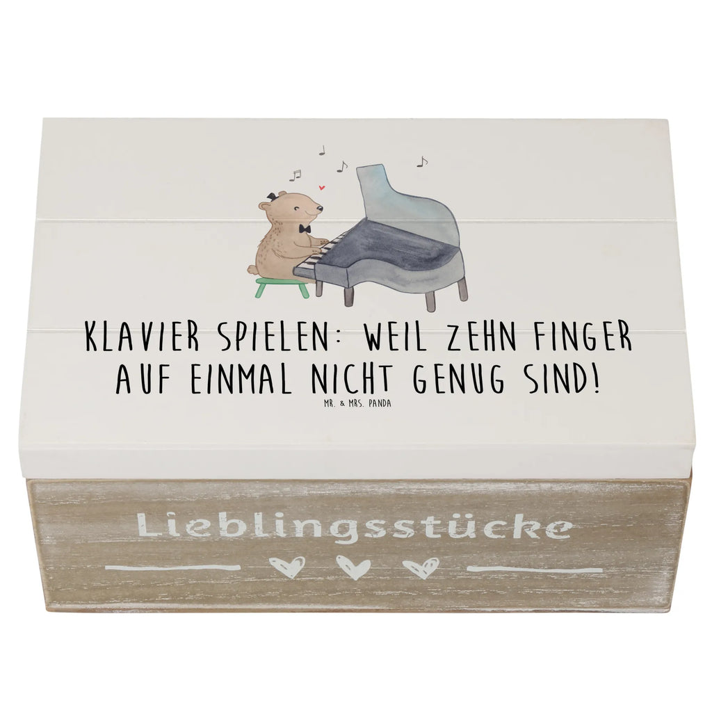 Holzkiste Klavier Magie Schatulle, Erinnerungskiste, Truhe, Kiste, Geschenkbox, Geschenkdose, Dekokiste, Schatzkiste, XXL, Holzkiste, Aufbewahrungsbox, Erinnerungsbox, Instrumente, Geschenke Musiker, Musikliebhaber