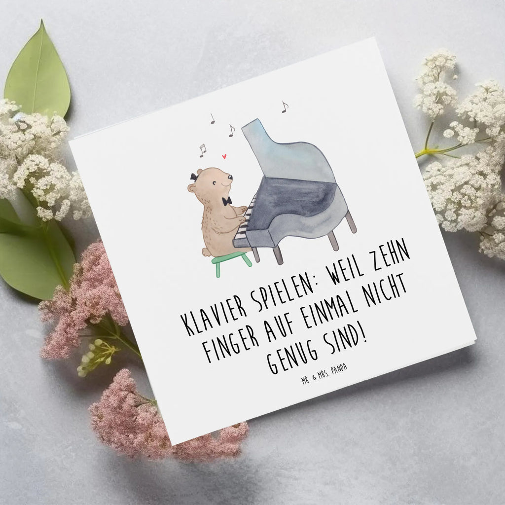 Deluxe Karte Klavier Magie Grußkarte, Hochwertige Grußkarte, Geburtstagskarte, Hochwertige Klappkarte, Einladungskarte, Klappkarte, Karte, Hochzeitskarte, Glückwunschkarte, Instrumente, Geschenke Musiker, Musikliebhaber