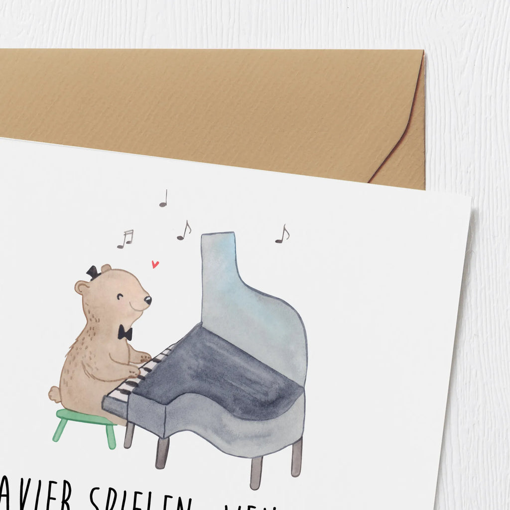 Deluxe Karte Klavier Magie Grußkarte, Hochwertige Grußkarte, Geburtstagskarte, Hochwertige Klappkarte, Einladungskarte, Klappkarte, Karte, Hochzeitskarte, Glückwunschkarte, Instrumente, Geschenke Musiker, Musikliebhaber