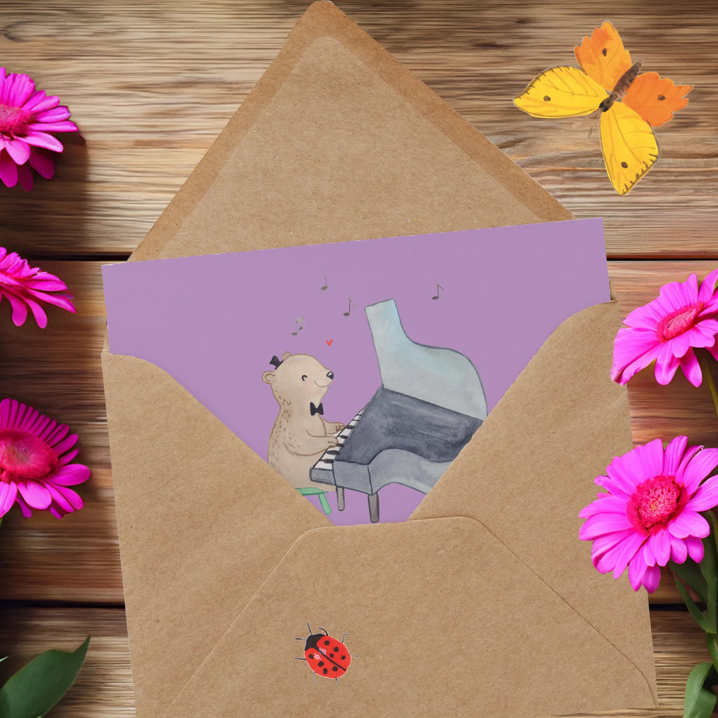 Deluxe Card Klaviere: Staubfänger mit schwarz-weißen Tasten. Karte, Klappkarte, Grußkarte, Einladungskarte, Hochwertige Klappkarte, Hochzeitskarte, Glückwunschkarte, Hochwertige Grußkarte, Geburtstagskarte, Instrumente, Geschenke Musiker, Musikliebhaber