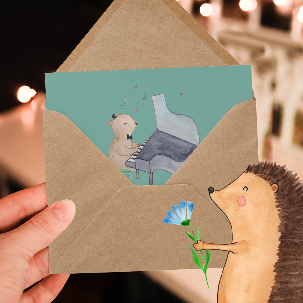 Deluxe Card Klaviere: Staubfänger mit schwarz-weißen Tasten. Karte, Klappkarte, Grußkarte, Einladungskarte, Hochwertige Klappkarte, Hochzeitskarte, Glückwunschkarte, Hochwertige Grußkarte, Geburtstagskarte, Instrumente, Geschenke Musiker, Musikliebhaber