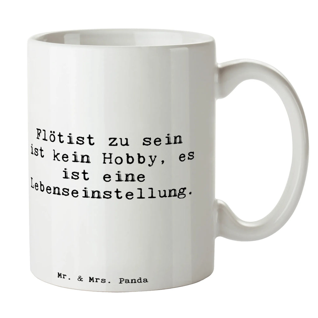Tasse Spruch Flötist zu sein ist kein Hobby, es ist eine Lebenseinstellung. Geschenktasse, Kaffeetasse, Teetasse, Porzellantasse, Keramiktasse, Tasse mit Zitaten, Tasse mit Motiven, Bürotasse, Tasse, Instrumente, Geschenke Musiker, Musikliebhaber