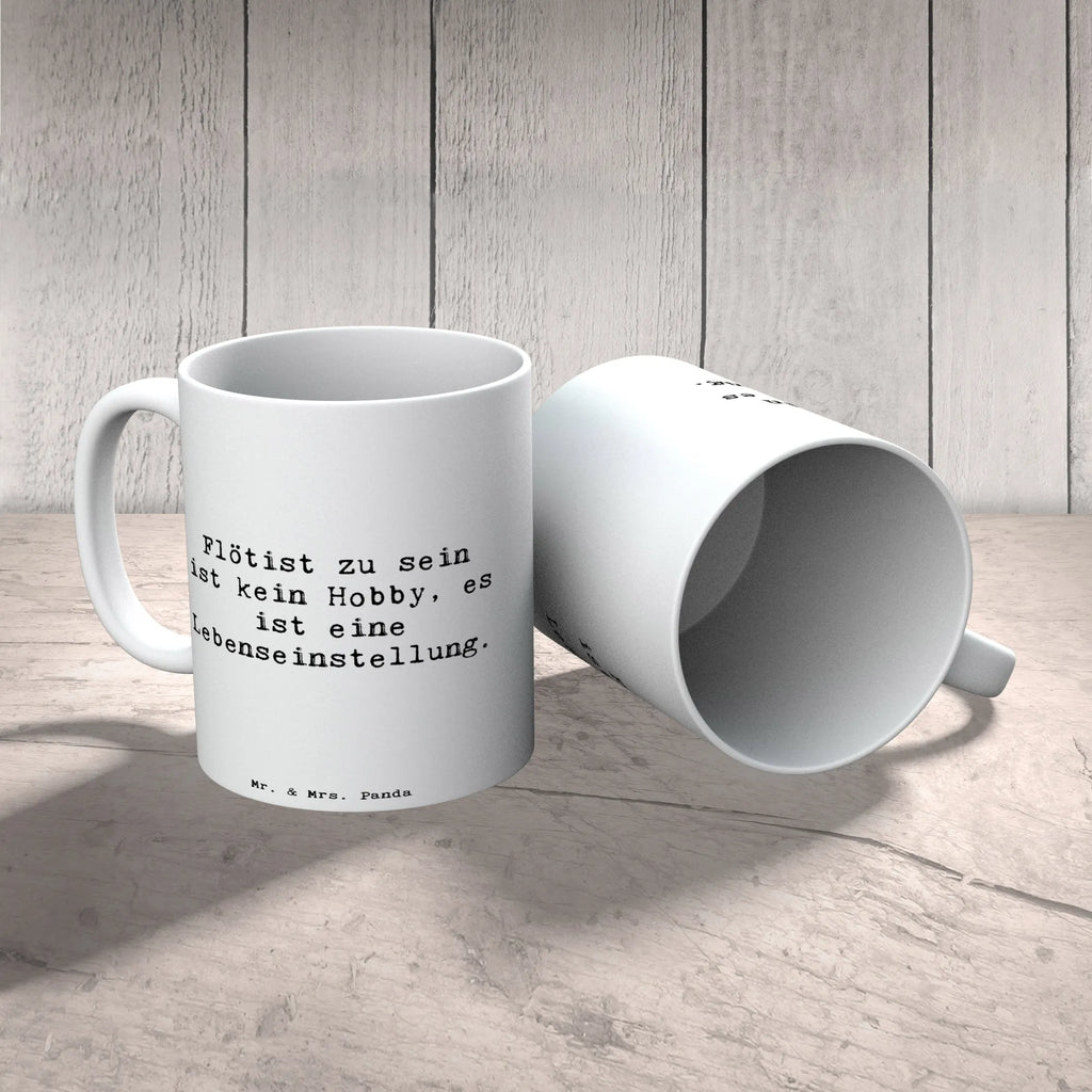 Tasse Spruch Flötist zu sein ist kein Hobby, es ist eine Lebenseinstellung. Geschenktasse, Kaffeetasse, Teetasse, Porzellantasse, Keramiktasse, Tasse mit Zitaten, Tasse mit Motiven, Bürotasse, Tasse, Instrumente, Geschenke Musiker, Musikliebhaber
