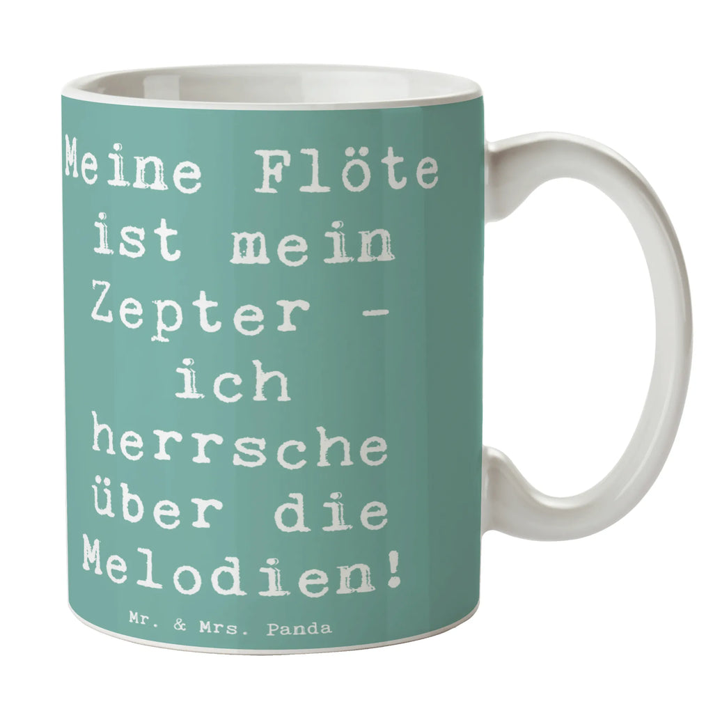 Tasse Spruch Flötenzauber Tasse mit Zitaten, Tasse mit Motiven, Keramiktasse, Tasse, Bürotasse, Porzellantasse, Teetasse, Kaffeetasse, Geschenktasse, Instrumente, Geschenke Musiker, Musikliebhaber