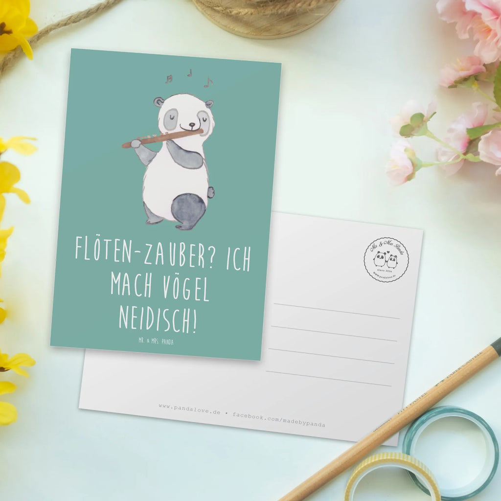 Postcard Flöten-Zauber? Ich mach Vögel neidisch! Einladung Geburtstag, Geburtstagskarte, Dankeskarte, Grußkarte, Einladungskarte, Einladung, Karte, Ansichtskarten, Geschenkkarte, Postkarte, Einladungskarten Geburtstag, Ansichtskarte, Instrumente, Geschenke Musiker, Musikliebhaber