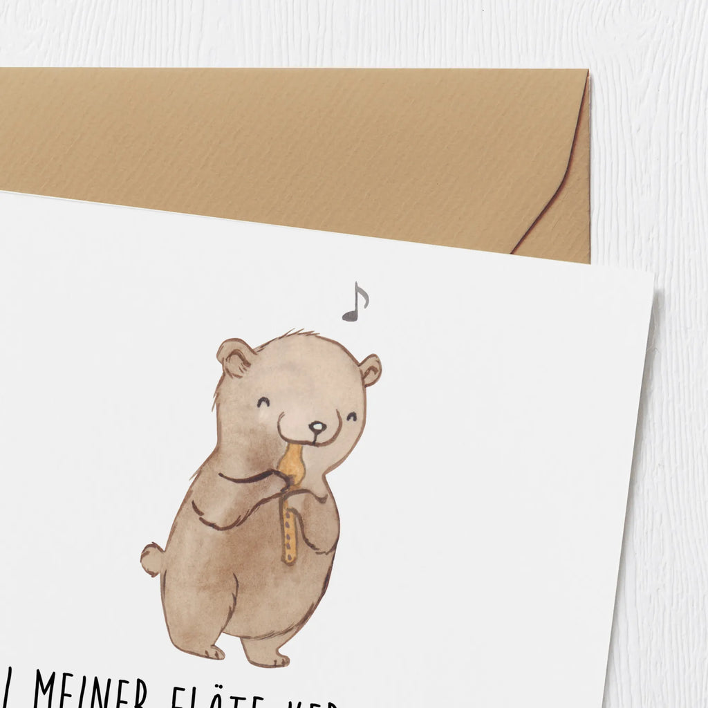 Deluxe Card Bei meiner Flöte verstummen sogar die Vögel. Talent oder Notwehr? Glückwunschkarte, Hochzeitskarte, Grußkarte, Geburtstagskarte, Einladungskarte, Klappkarte, Hochwertige Grußkarte, Karte, Hochwertige Klappkarte, Instrumente, Geschenke Musiker, Musikliebhaber