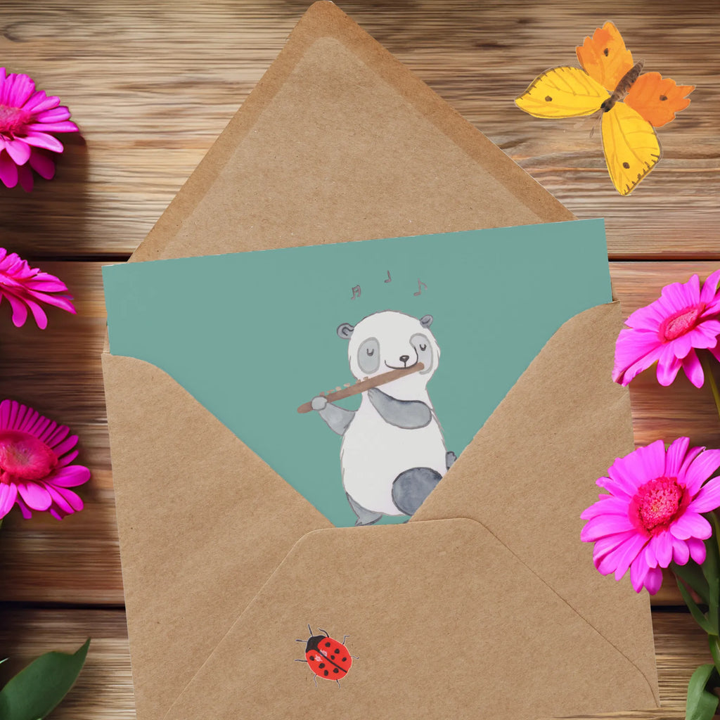 Deluxe Card Flöten-Zauber? Ich mach Vögel neidisch! Glückwunschkarte, Grußkarte, Karte, Hochwertige Klappkarte, Hochwertige Grußkarte, Klappkarte, Hochzeitskarte, Einladungskarte, Geburtstagskarte, Instrumente, Geschenke Musiker, Musikliebhaber