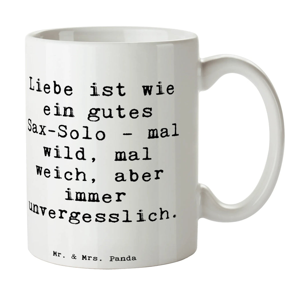 Tasse Spruch Saxophon Liebe Geschenktasse, Tasse mit Zitaten, Tasse, Porzellantasse, Tasse mit Motiven, Keramiktasse, Teetasse, Bürotasse, Kaffeetasse, Instrumente, Geschenke Musiker, Musikliebhaber