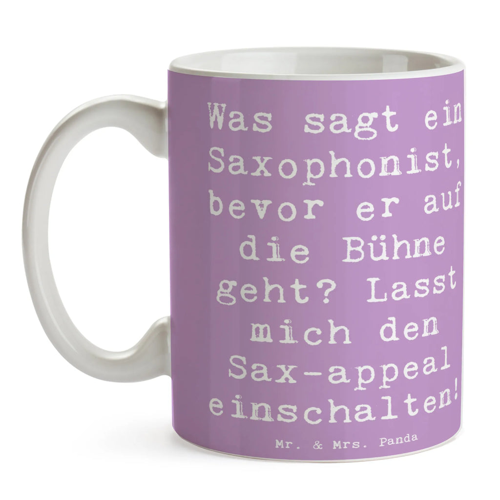 Tasse Spruch Magischer Saxophon-Charme Teetasse, Tasse mit Zitaten, Kaffeetasse, Bürotasse, Tasse mit Motiven, Tasse, Keramiktasse, Porzellantasse, Geschenktasse, Instrumente, Geschenke Musiker, Musikliebhaber