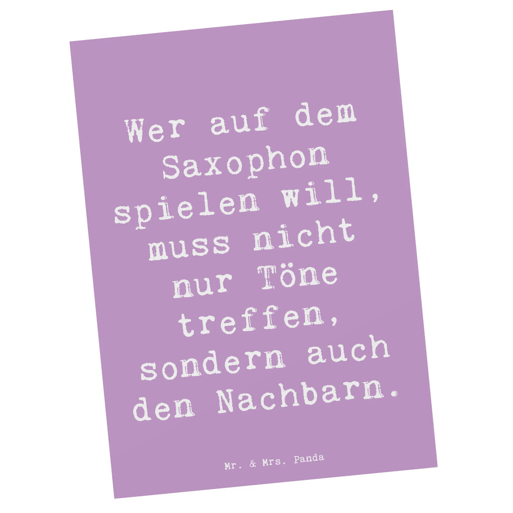 Postkarte Spruch Saxophon Spieler Grußkarte, Ansichtskarte, Karte, Postkarte, Einladung Geburtstag, Einladungskarten Geburtstag, Ansichtskarten, Geschenkkarte, Einladung, Geburtstagskarte, Dankeskarte, Einladungskarte, Instrumente, Geschenke Musiker, Musikliebhaber